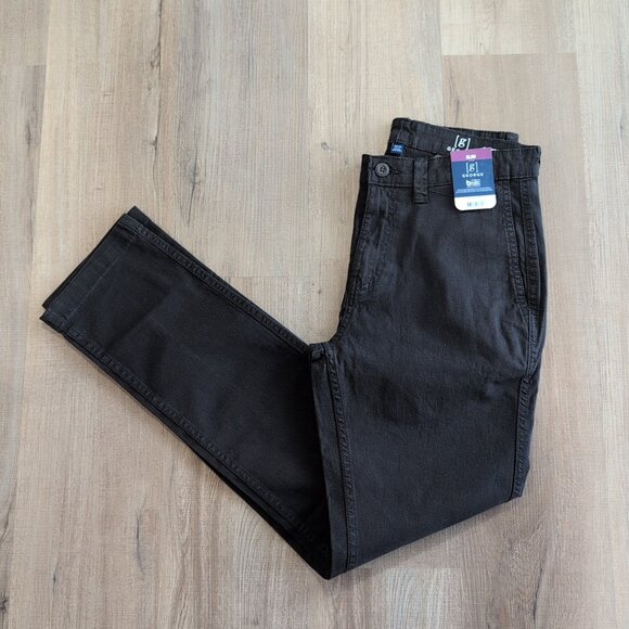 George Other - NWT George Slim Fit 30X32 Men's Casual Chinos Black Soot